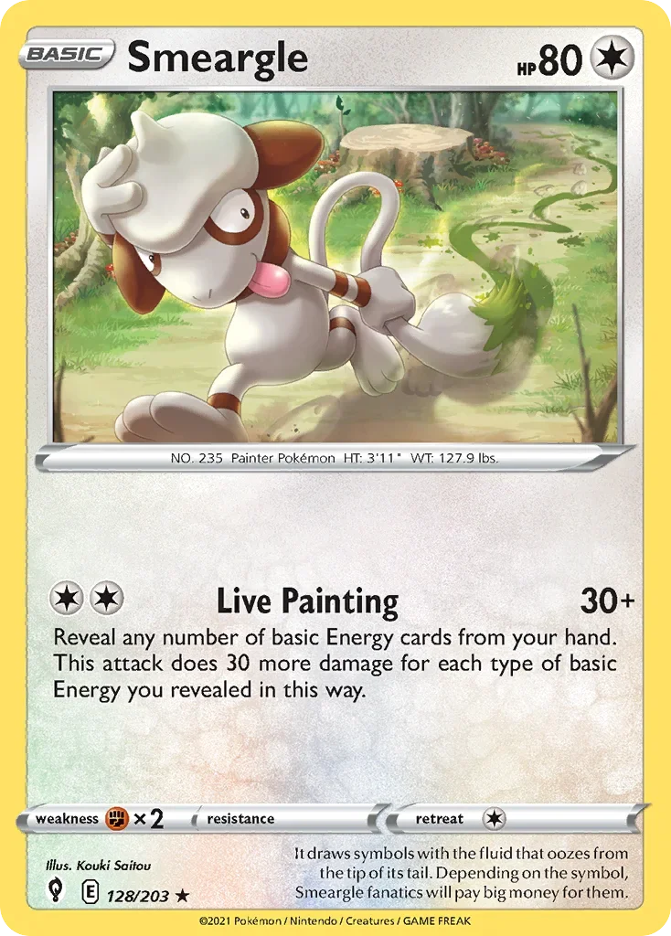128/203 from Evolving Skies Rare Pokemon Card