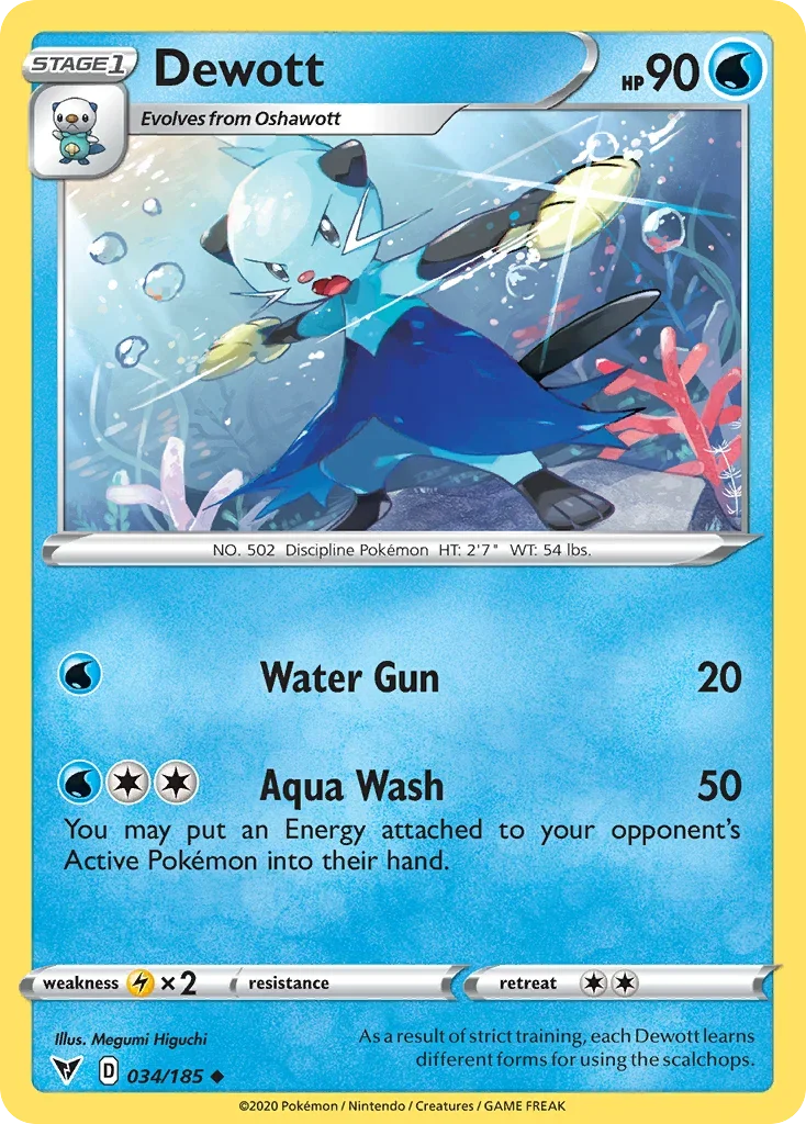 034/185 from Vivid Voltage Uncommon Pokemon Card