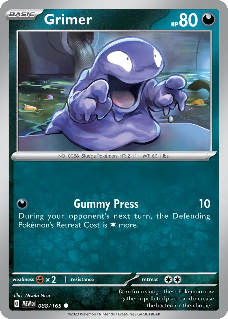 088/165 from 151 Common Pokemon Card