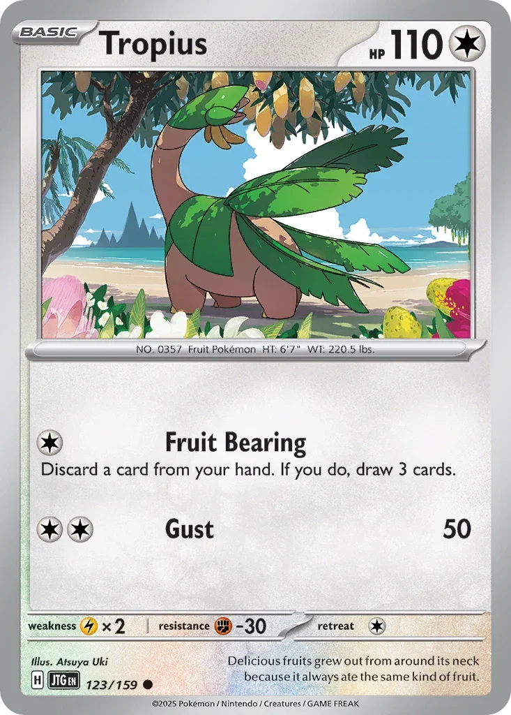123/159 from Journey Together Common Pokemon Card