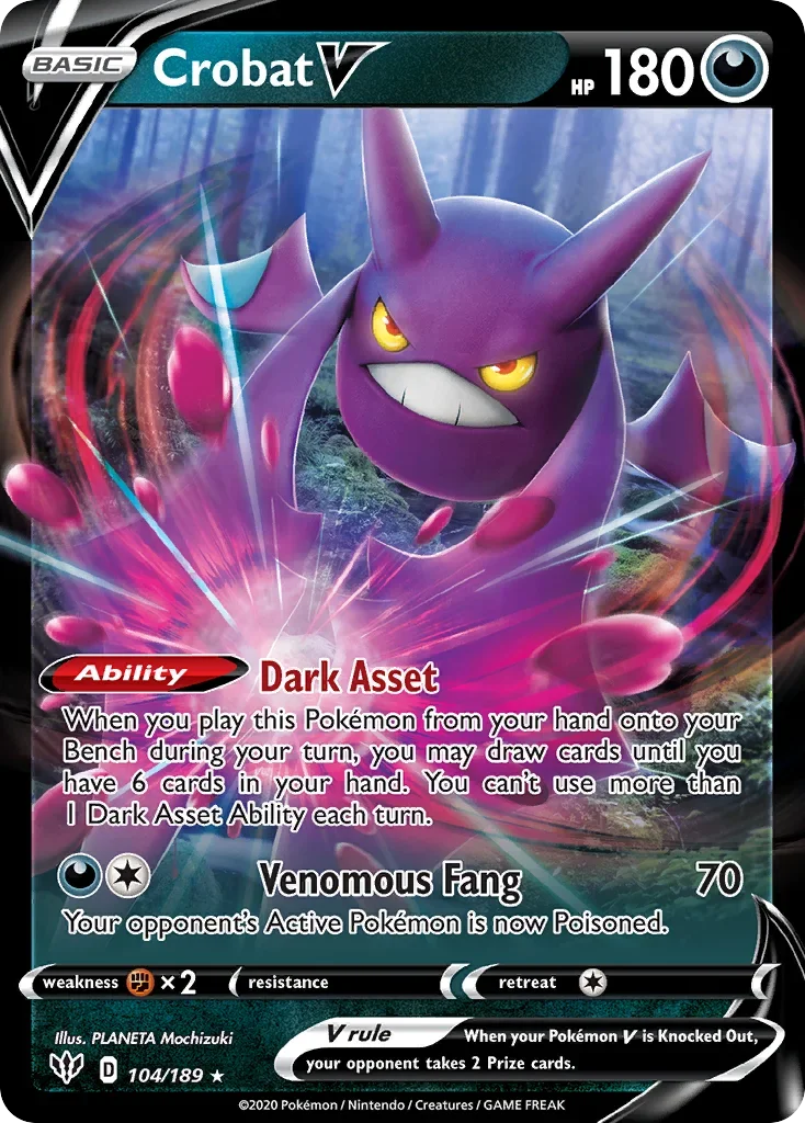 104/189 from Darkness Ablaze Ultra Rare Pokemon Card