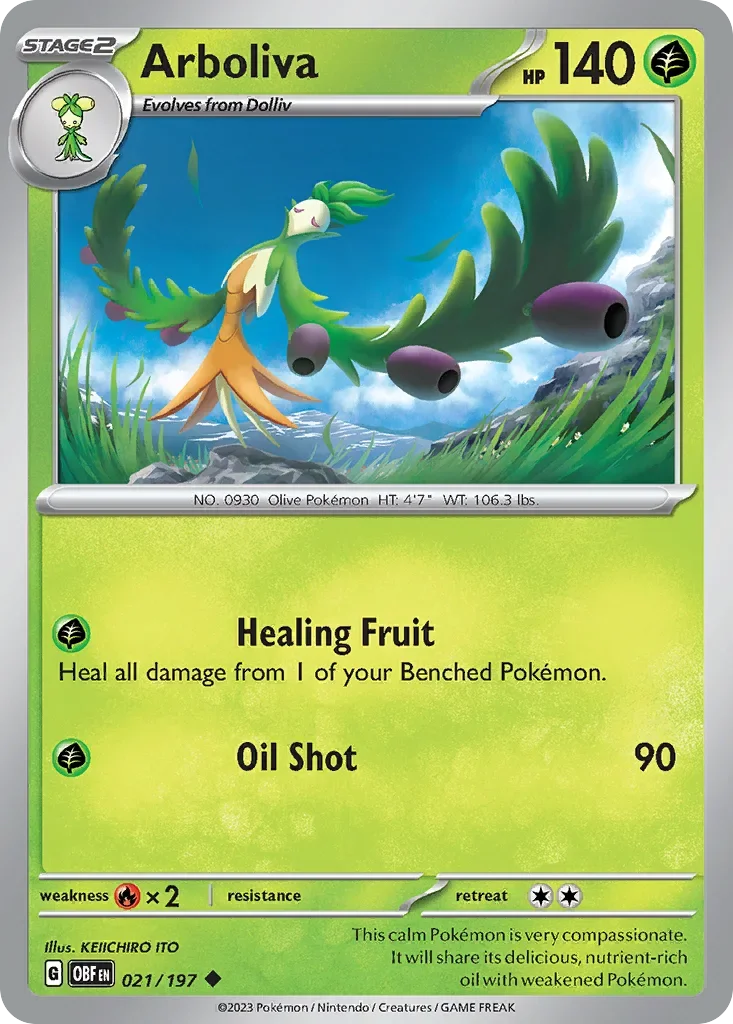 021/197 from Obsidian Flames Uncommon Pokemon Card