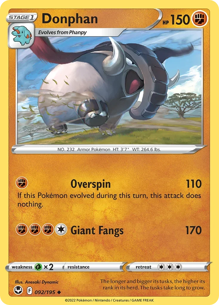 092/195 from Silver Tempest Uncommon Pokemon Card