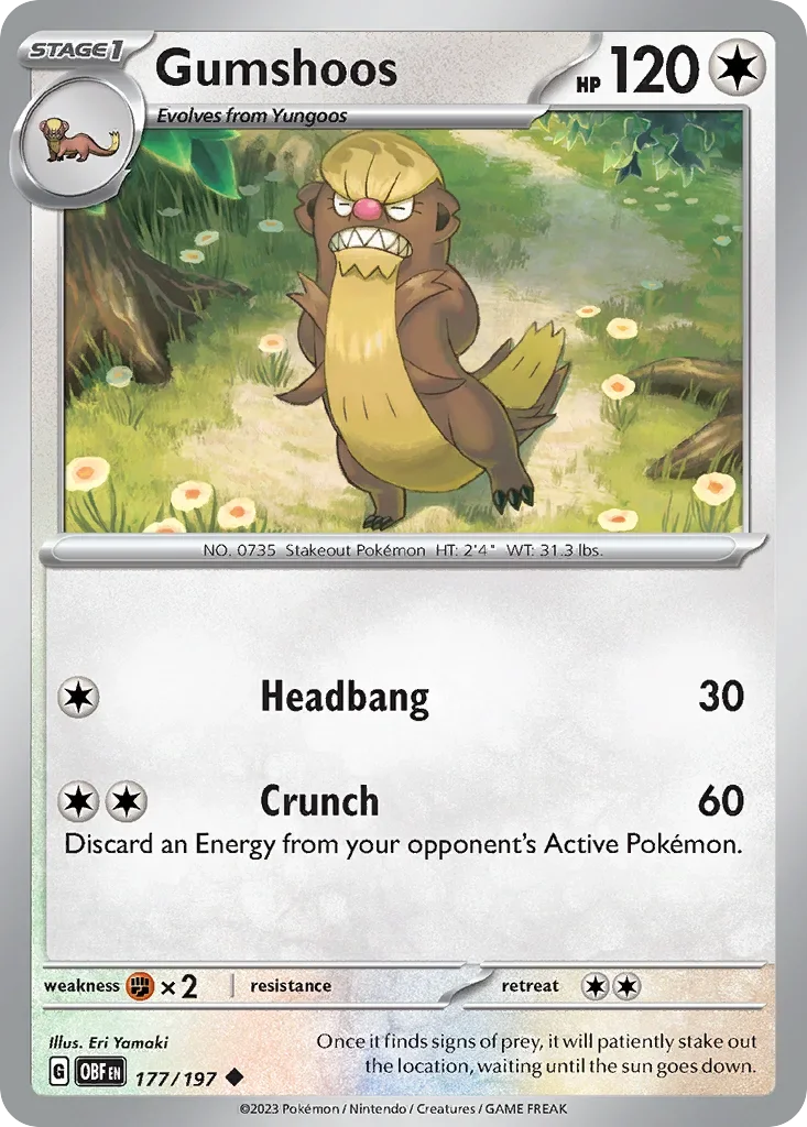 177/197 from Obsidian Flames Uncommon Pokemon Card