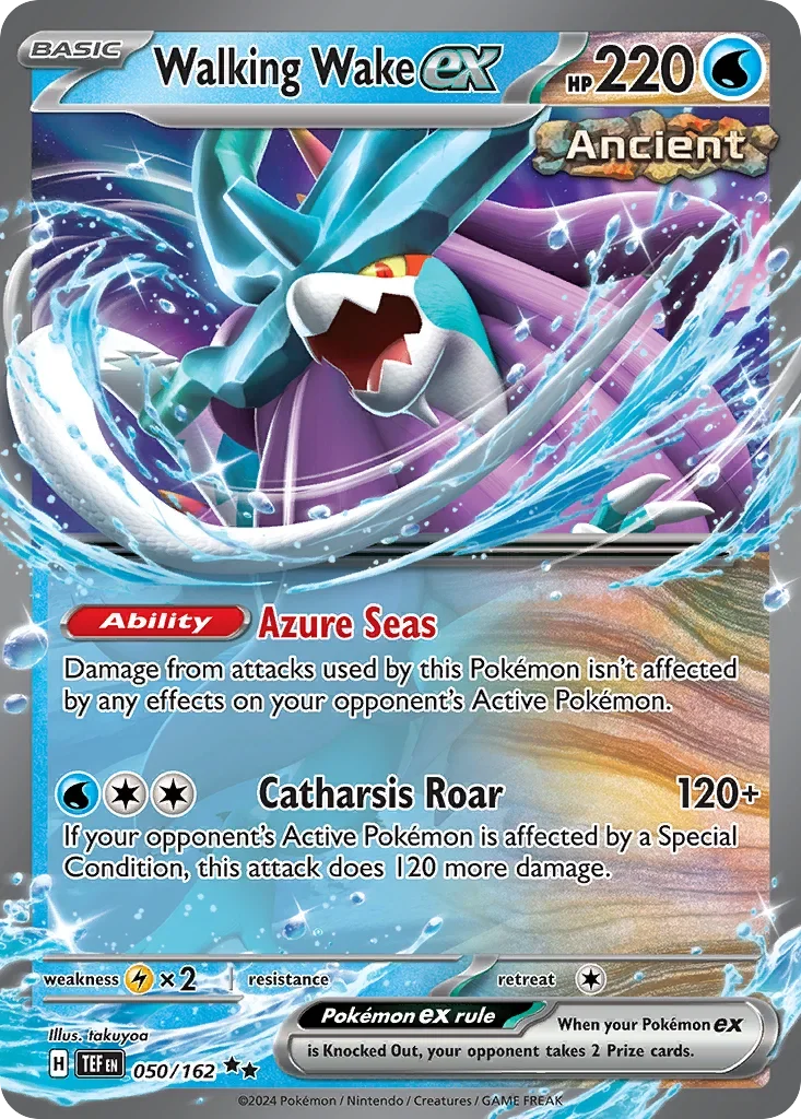 050/162 from Temporal Forces Card List Double Rare Pokemon Card