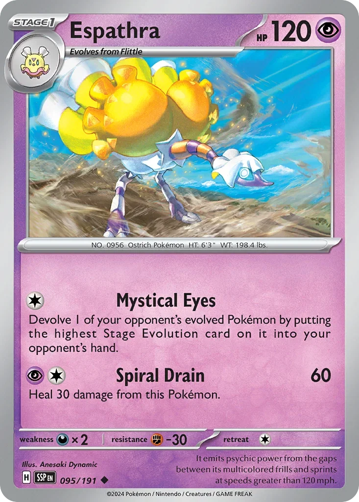 095/191 from Surging Sparks Card List Uncommon Pokemon Card