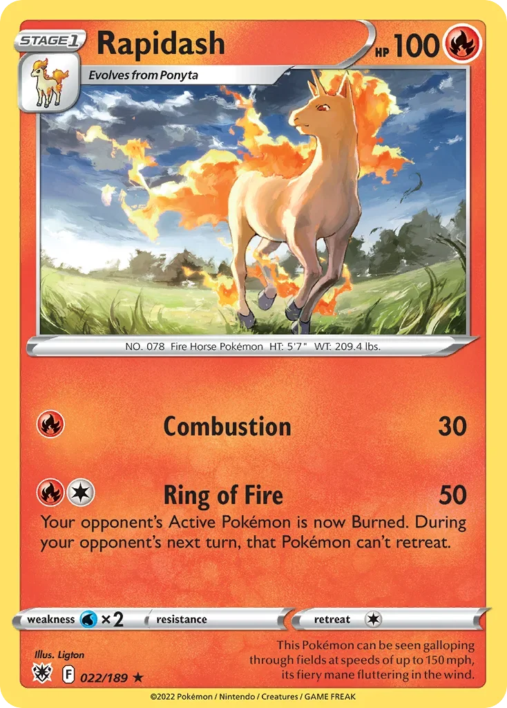 022/189 from Astral Radiance Rare Pokemon Card