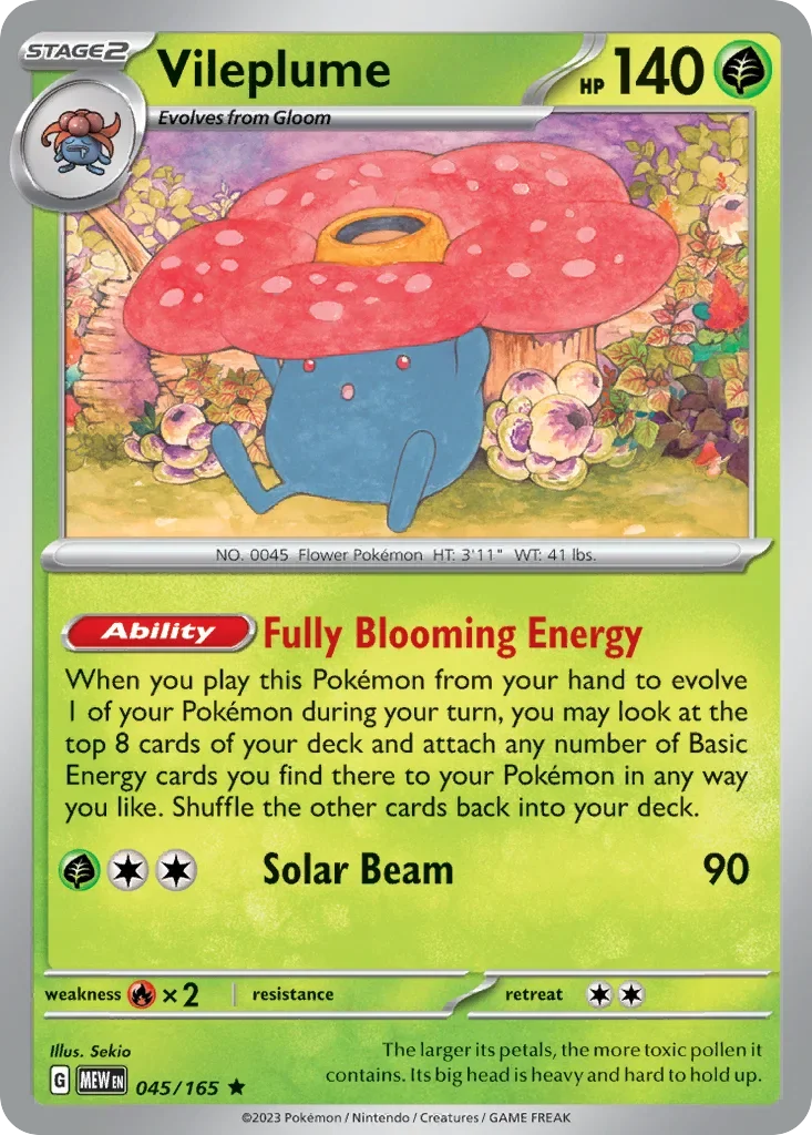 045/165 from 151 Rare Pokemon Card