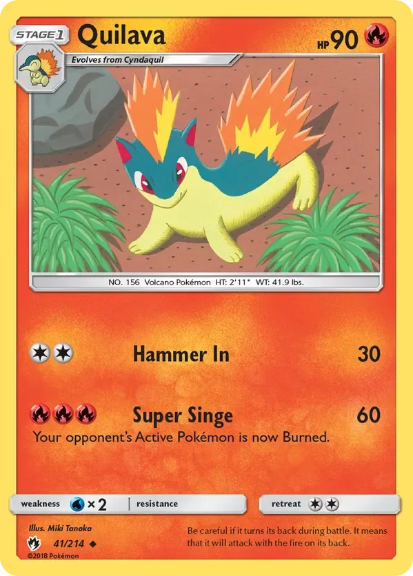 41/214 from Lost Thunder Uncommon Pokemon Card