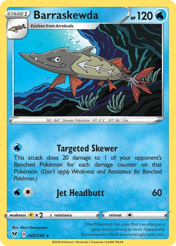 042/185 from Vivid Voltage Rare Pokemon Card