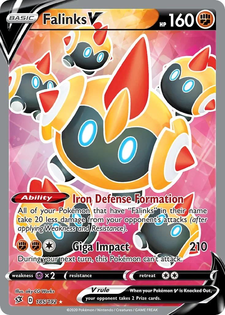 185/192 from Rebel Clash Full Art Pokemon Card