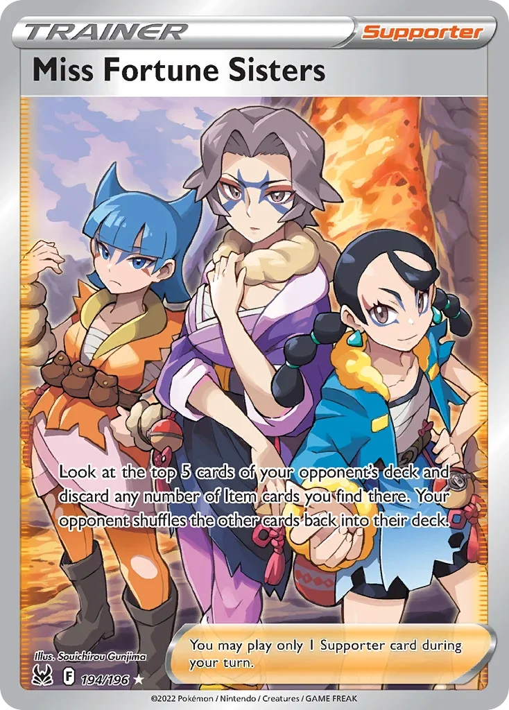 194/196 from Lost Origin Ultra Rare Trainer Card