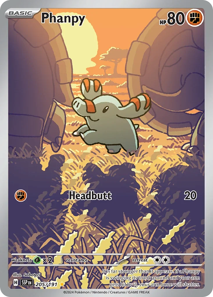 205/191 from Surging Sparks Card List Illustration Rare Pokemon Card