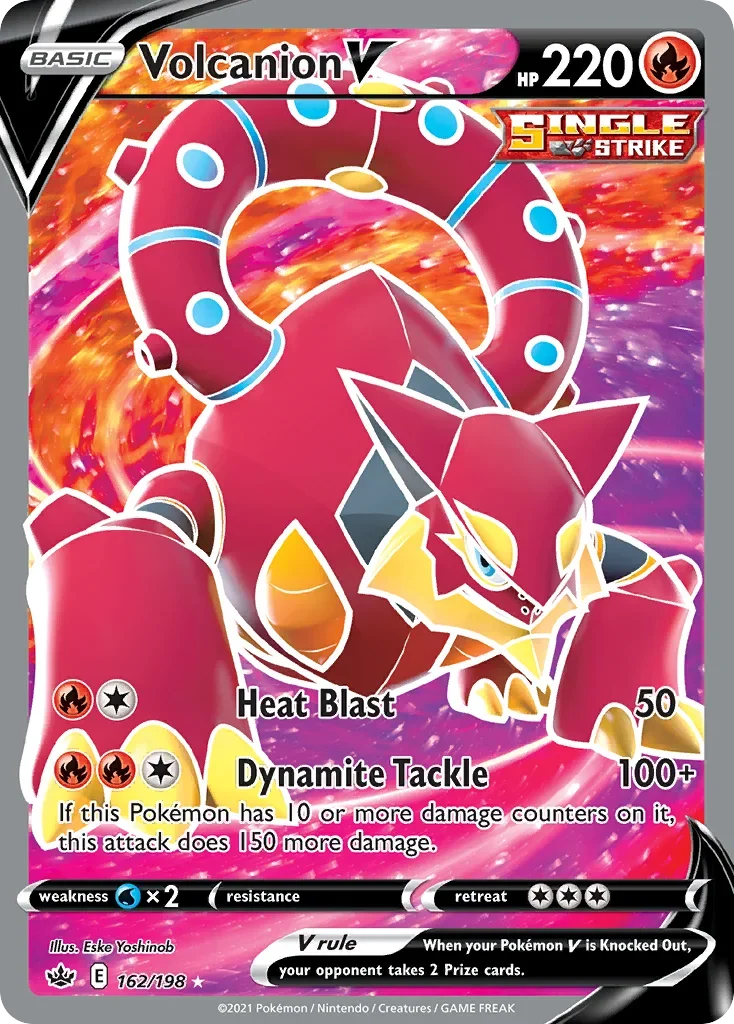 162/198 from Chilling Reign Full Art Pokemon Card