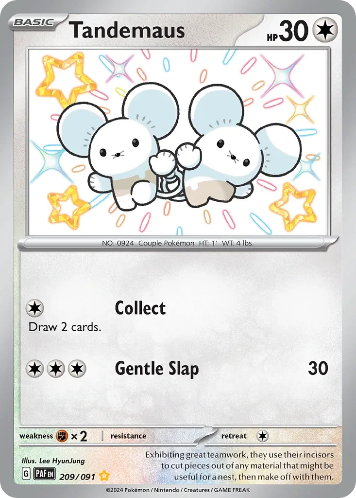 209/091 from Paldean Fates Shiny Rare Pokemon Card