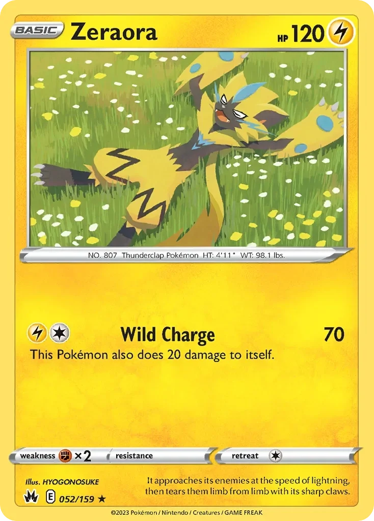 052/159 from Crown Zenith Rare Pokemon Card