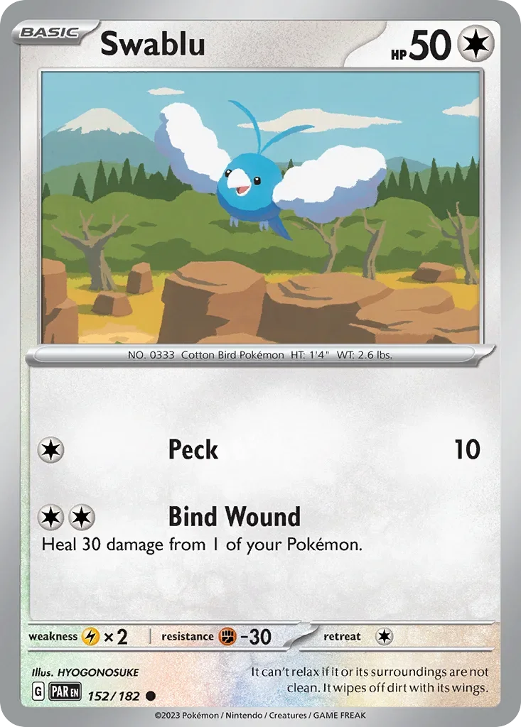 152/182 from Paradox Rift Common Pokemon Card