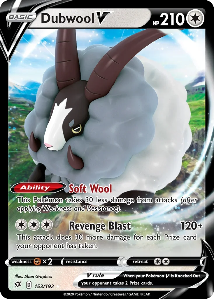 153/192 from Rebel Clash Ultra Rare Pokemon Card