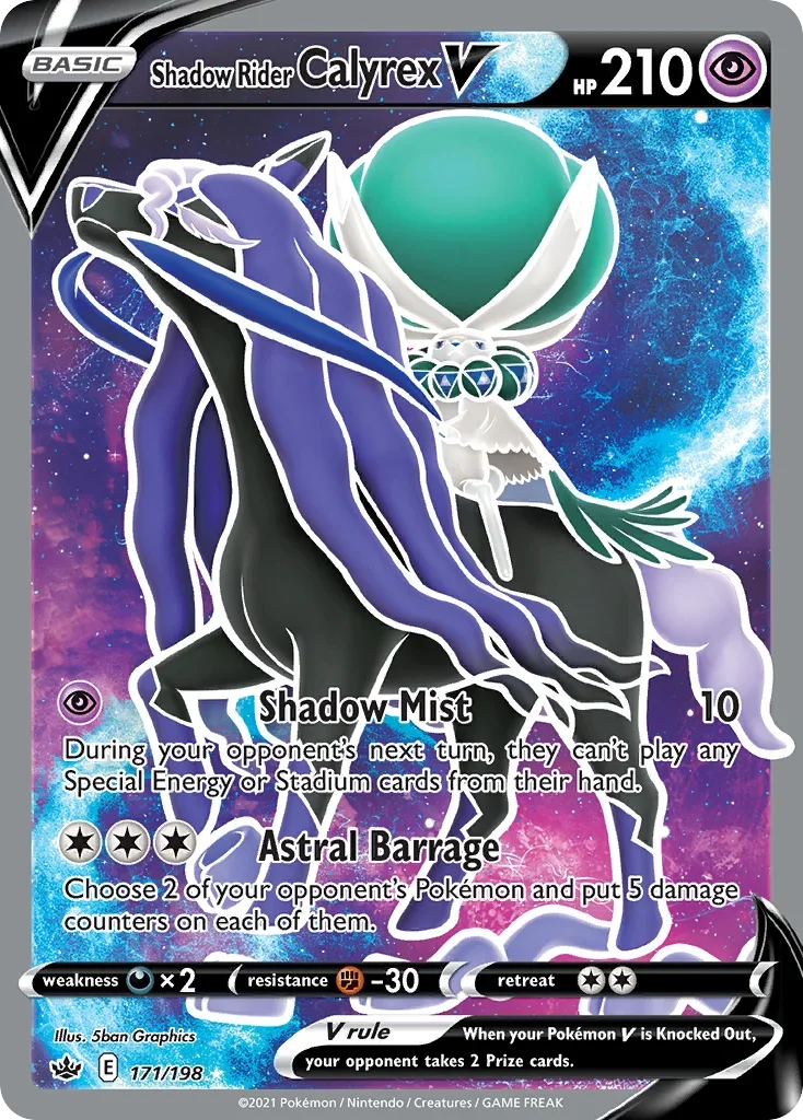 171/198 from Chilling Reign Full Art Pokemon Card