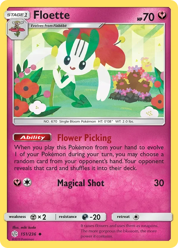151/236 Floette Uncommon Pokemon Card