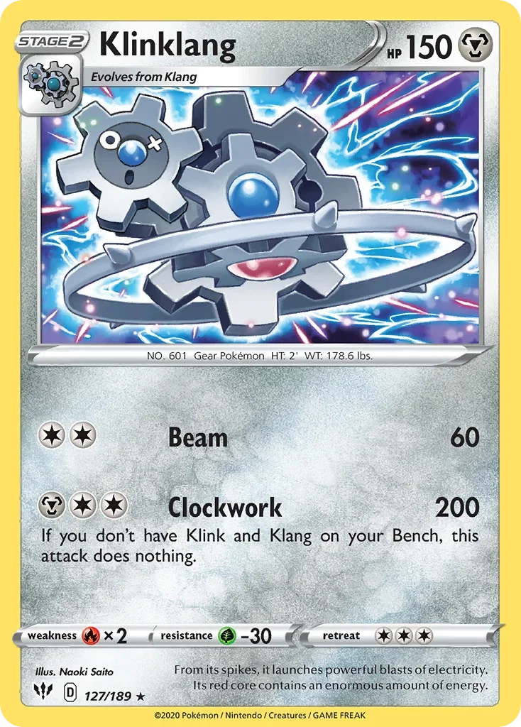 127/189 from Darkness Ablaze Rare Pokemon Card