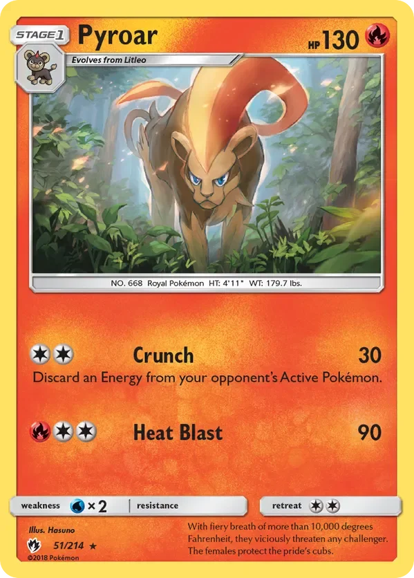 51/214 from Lost Thunder Rare Pokemon Card