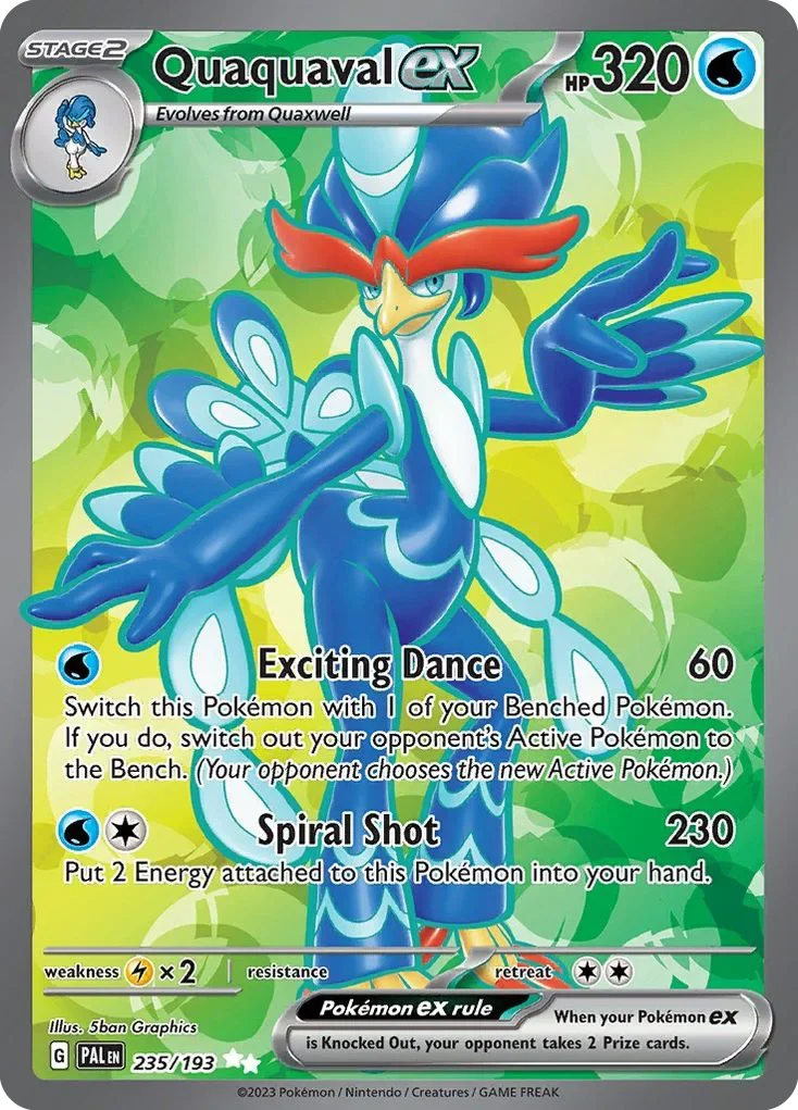 235/193 from Paldea Evolved Ultra Rare Pokemon Card
