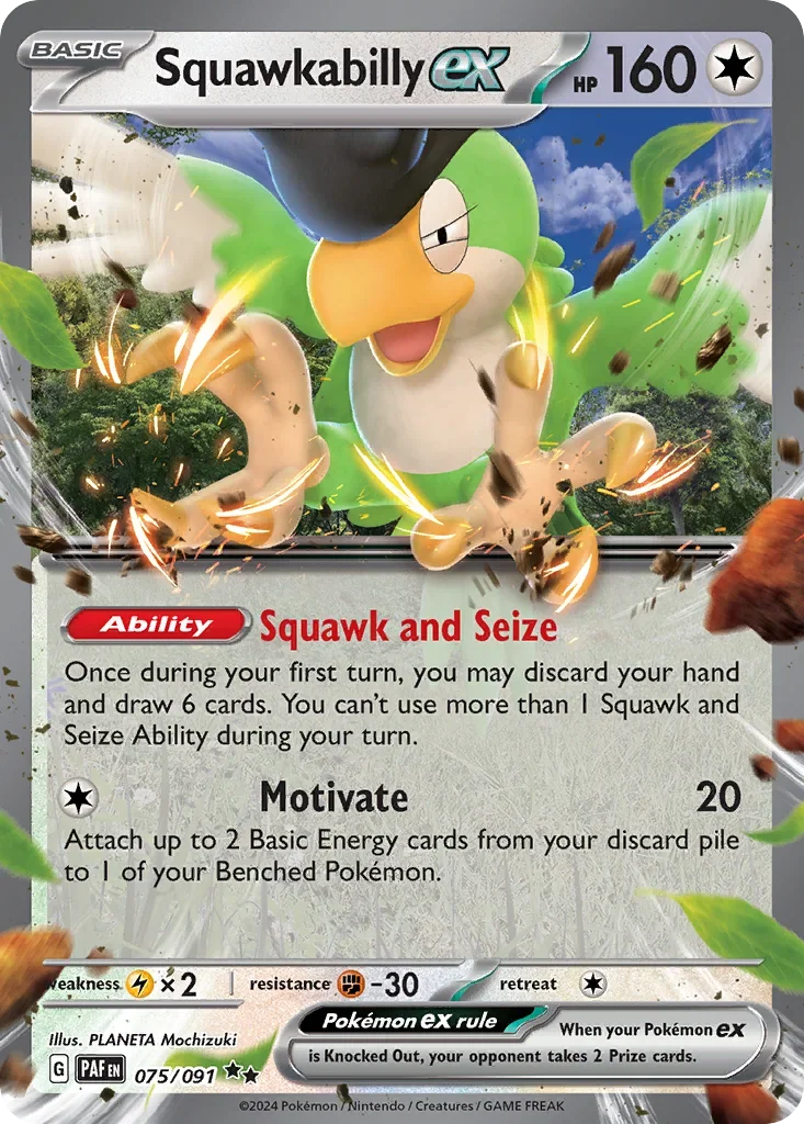 075/091 from Paldean Fates Double Rare Pokemon Card