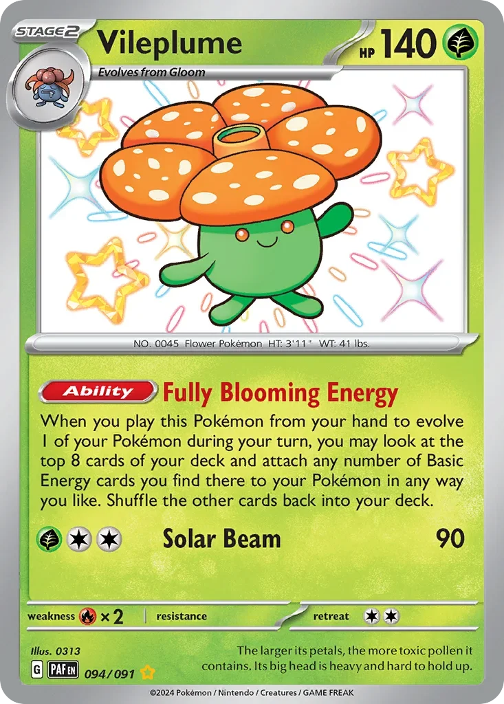 094/091 from Paldean Fates Shiny Rare Pokemon Card