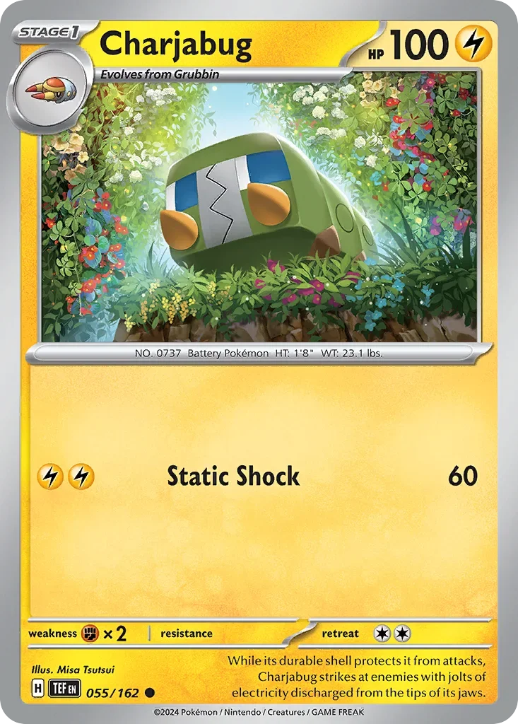 055/162 from Temporal Forces Card List Common Pokemon Card