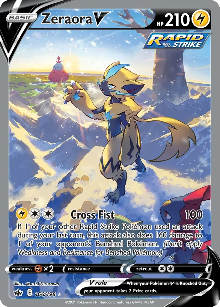 166/198 from Chilling Reign Alternate Art Pokemon Card
