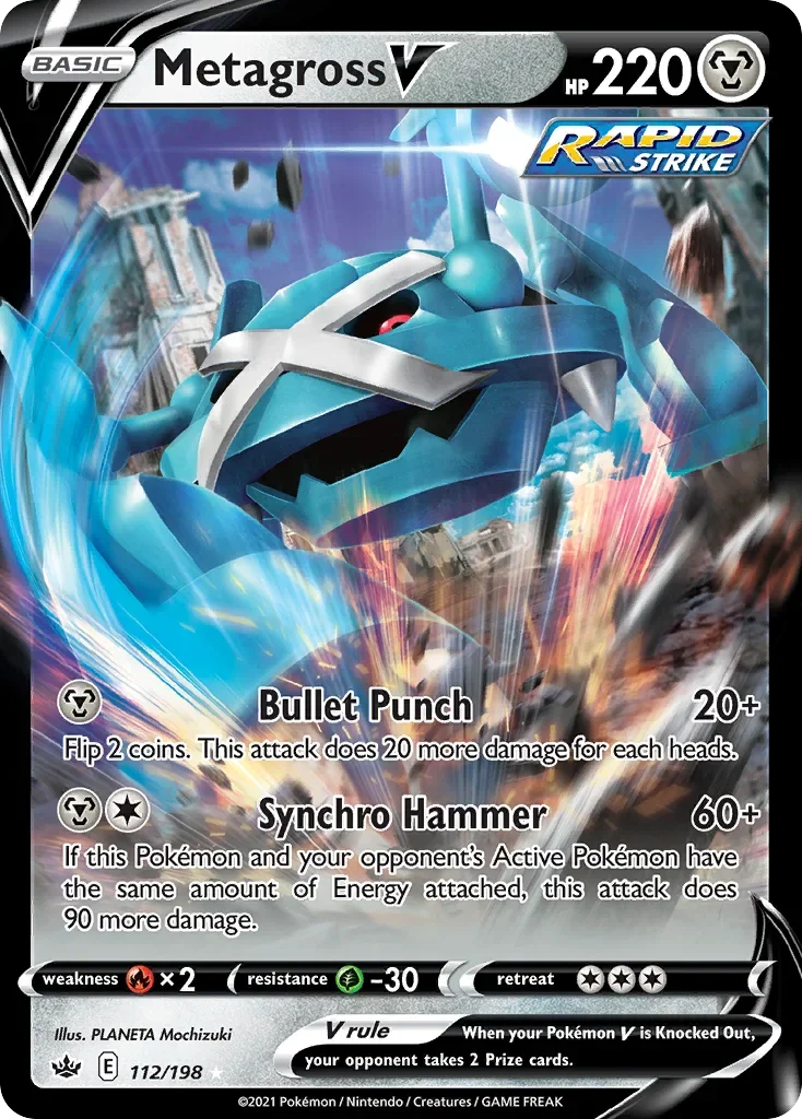 112/198 from Chilling Reign Ultra Rare Pokemon Card
