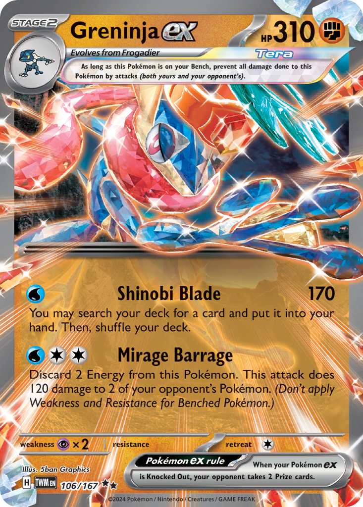 106/167 from Twilight Masquerade Double Rare Pokemon Card