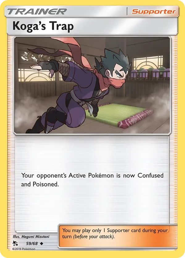 59/68 Koga's Trap Uncommon Trainer Card