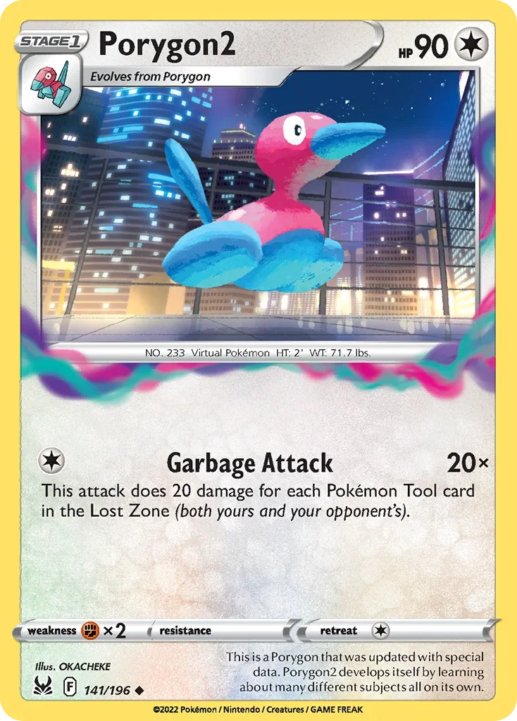 141/196 from Lost Origin Uncommon Pokemon Card