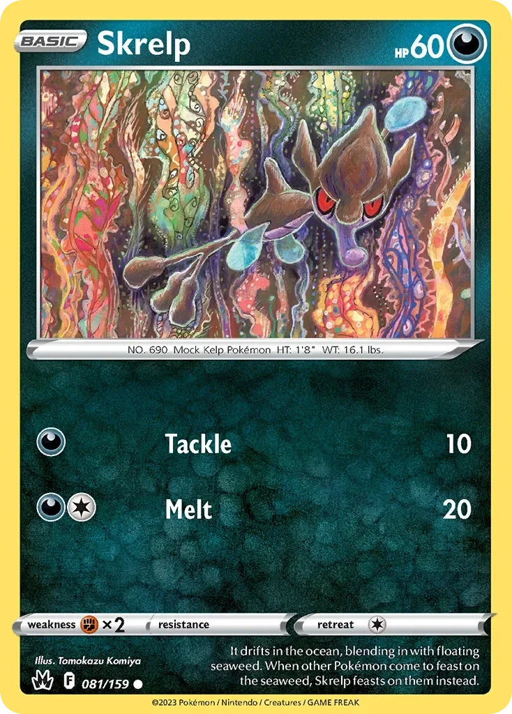 081/159 from Crown Zenith Common Pokemon Card