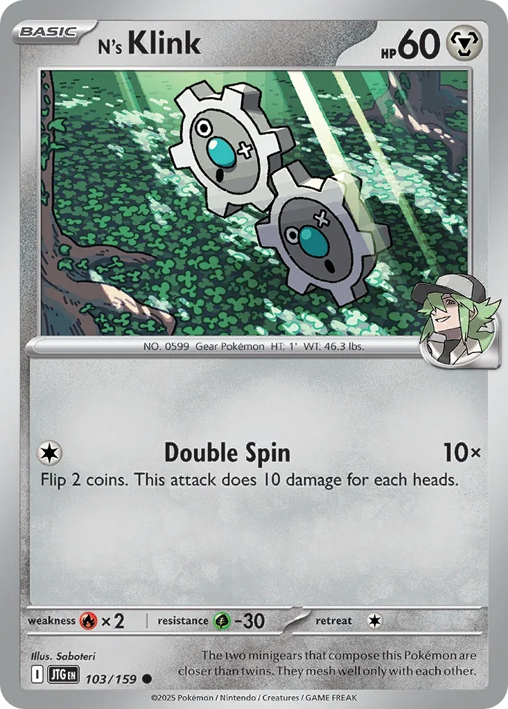 103/159 from Journey Together Common Pokemon Card