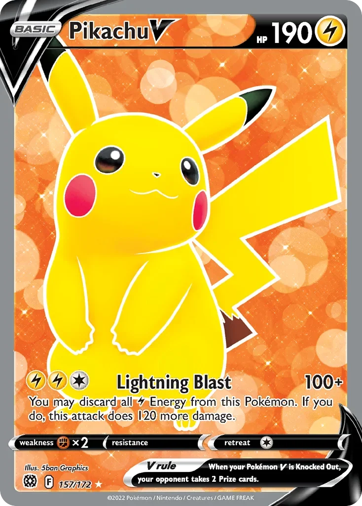 157/172 from Brilliant Stars Full Art Pokemon Card