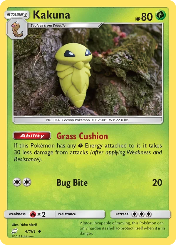 4/181 Kakuna Uncommon Pokemon Card