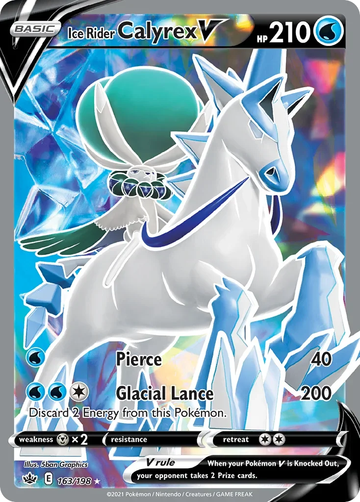 163/198 from Chilling Reign Full Art Pokemon Card