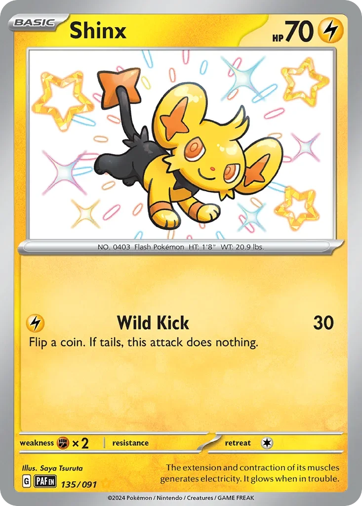 135/091 from Paldean Fates Shiny Rare Pokemon Card