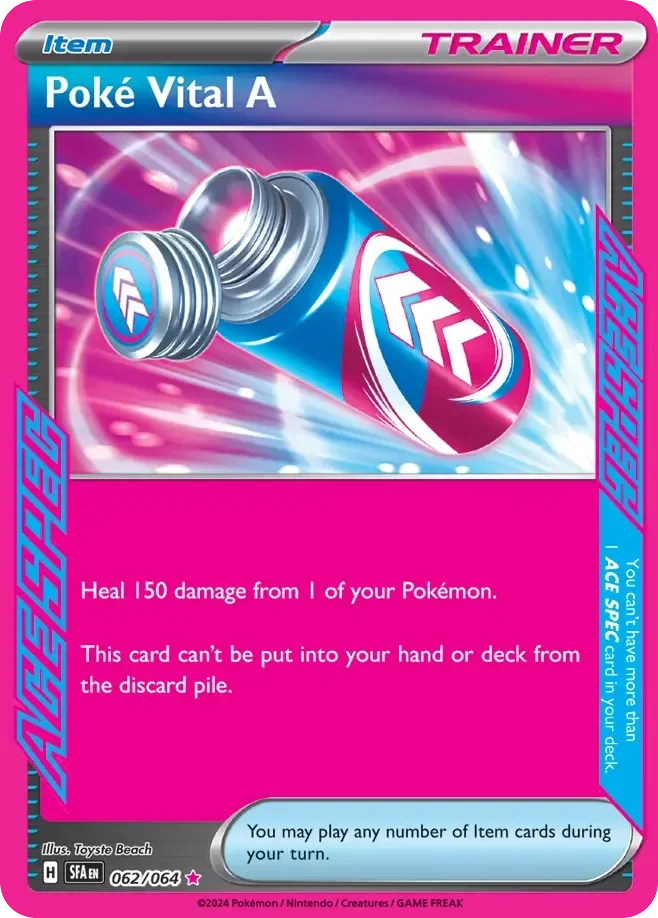 062/064 from Shrouded Fable Card List ACE SPEC Rare Pokemon Card