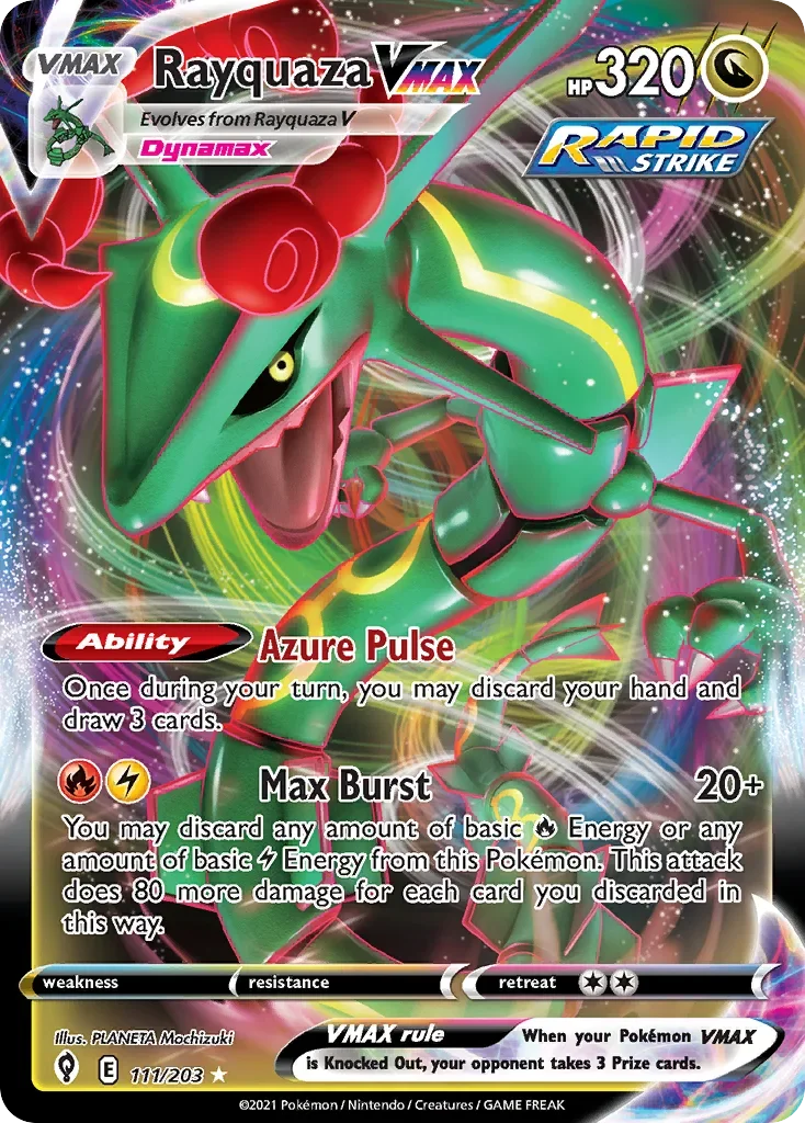 111/203 from Evolving Skies Ultra Rare Pokemon Card