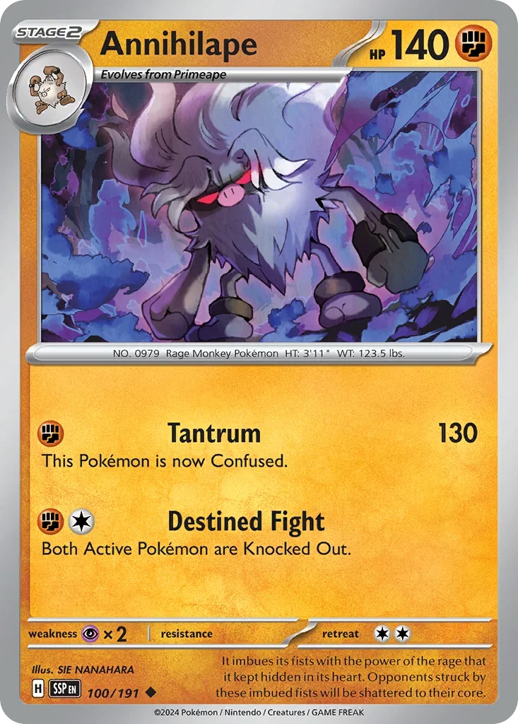 100/191 from Surging Sparks Card List Uncommon Pokemon Card