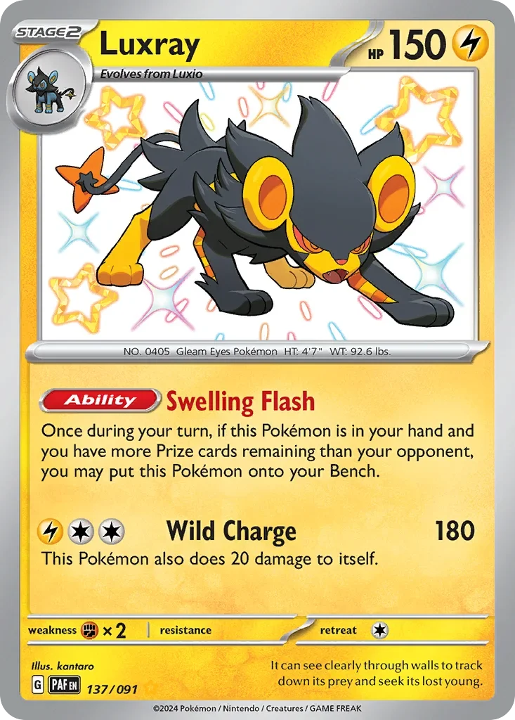 137/091 from Paldean Fates Shiny Rare Pokemon Card