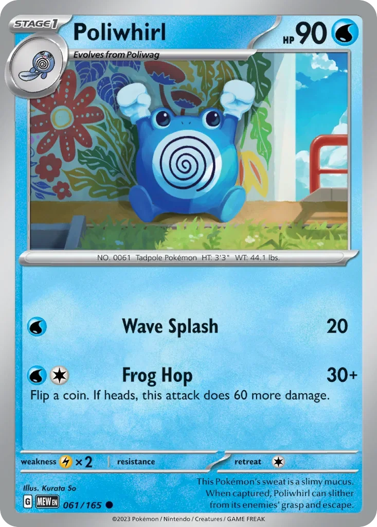 061/165 from 151 Common Pokemon Card