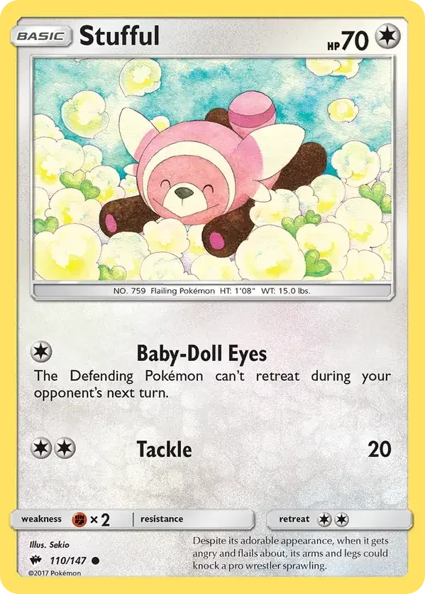 110/147 from Burning Shadows Common Pokemon Card