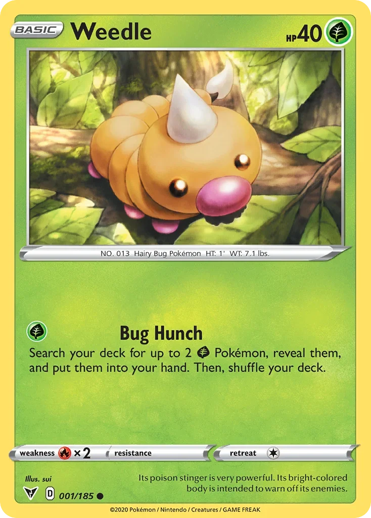 001/185 from Vivid Voltage Common Pokemon Card