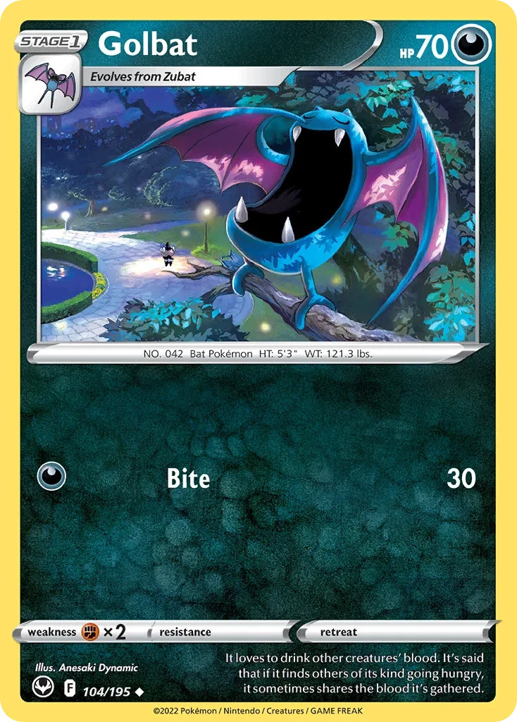 104/195 from Silver Tempest Uncommon Pokemon Card