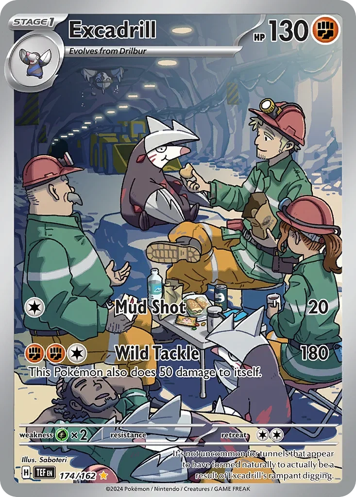 174/162 from Temporal Forces Illustration Rare Pokemon Card